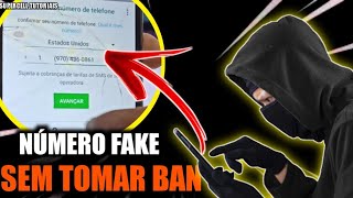 TUTORIAL DE COMO CRIAR NÚMERO FAKE PARA WHATSAPP IMUNE SEM LEVAR BAN, %FUNCIONAL