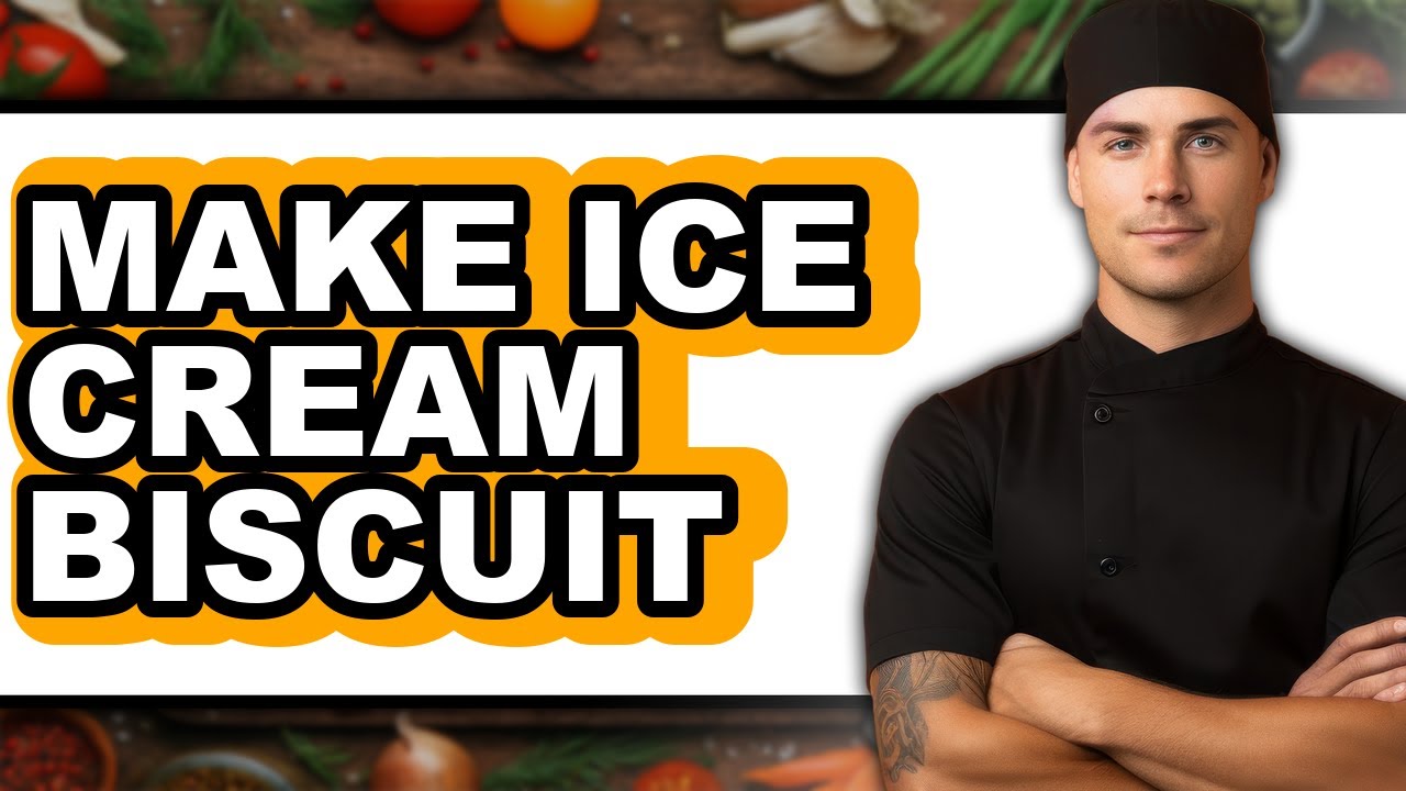 How to Make Ice Cream Biscuit - Step by Step