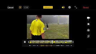 Apple Photos and the editing of focus points on a Cinematic clip screenshot 5