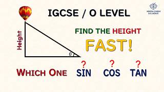 IGCSE / O Level Exam Style Trigonometry Solution | One Formula, Full Marks!