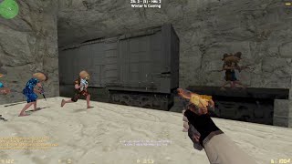 CS 1.6 Zombie Escape Mod | Map: Train Escape | on Dark Professional