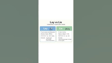 Lay vs Lie – Commonly Confused Verbs Explained📝