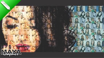 How to Create Stunning Photo Cocktail | Photo Mosaic in Coreldraw | Photo Cocktail in coreldraw