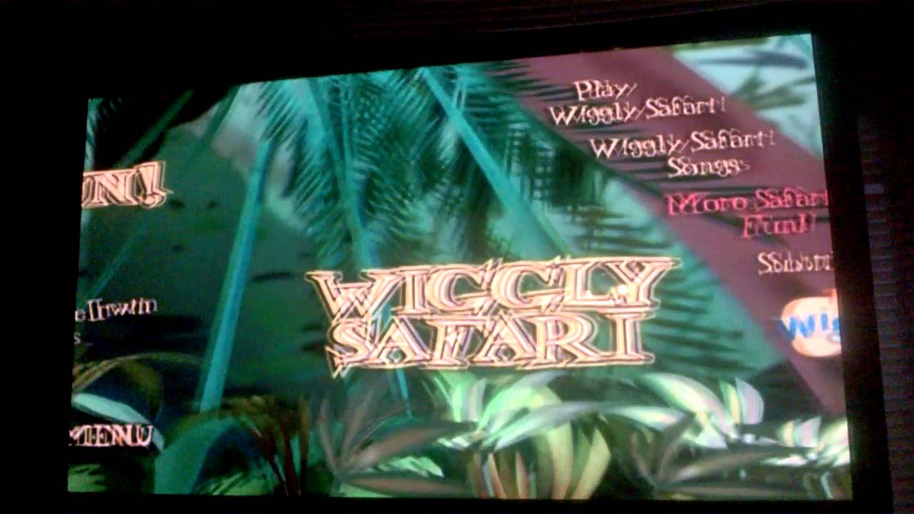 wiggles wiggly safari DVD menu walkthrough - YouTube