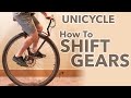 How to shift gears on a unicycle! Kris Holm / Schlumpf geared unicycle hub - Unicycle Tutorial -Ep 1