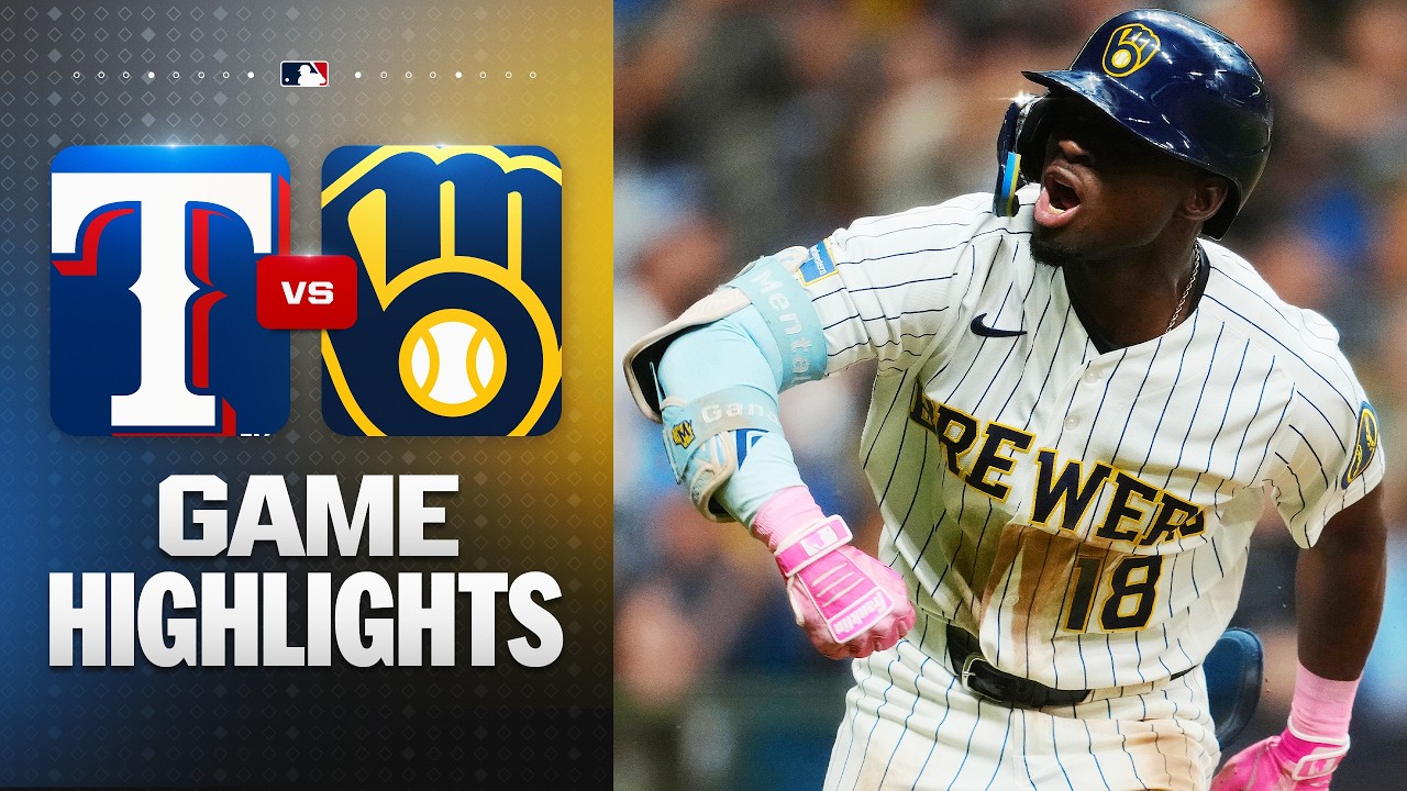 Rangers vs. Brewers Game Highlights (8/29/26) | MLB Highlights