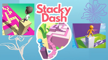 Stacky Dash - All Levels Gameplay Android,ios hard level #722 #723