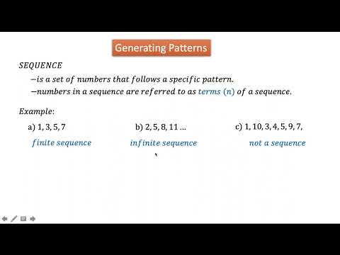 Generating Patterns
