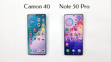 Infinix Note 50 Pro vs Tecno CAMON 40 Speed Test