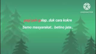 Bakpo Tok Royak Demo Bini Ore... Jen Endoro.. KARAOKE 