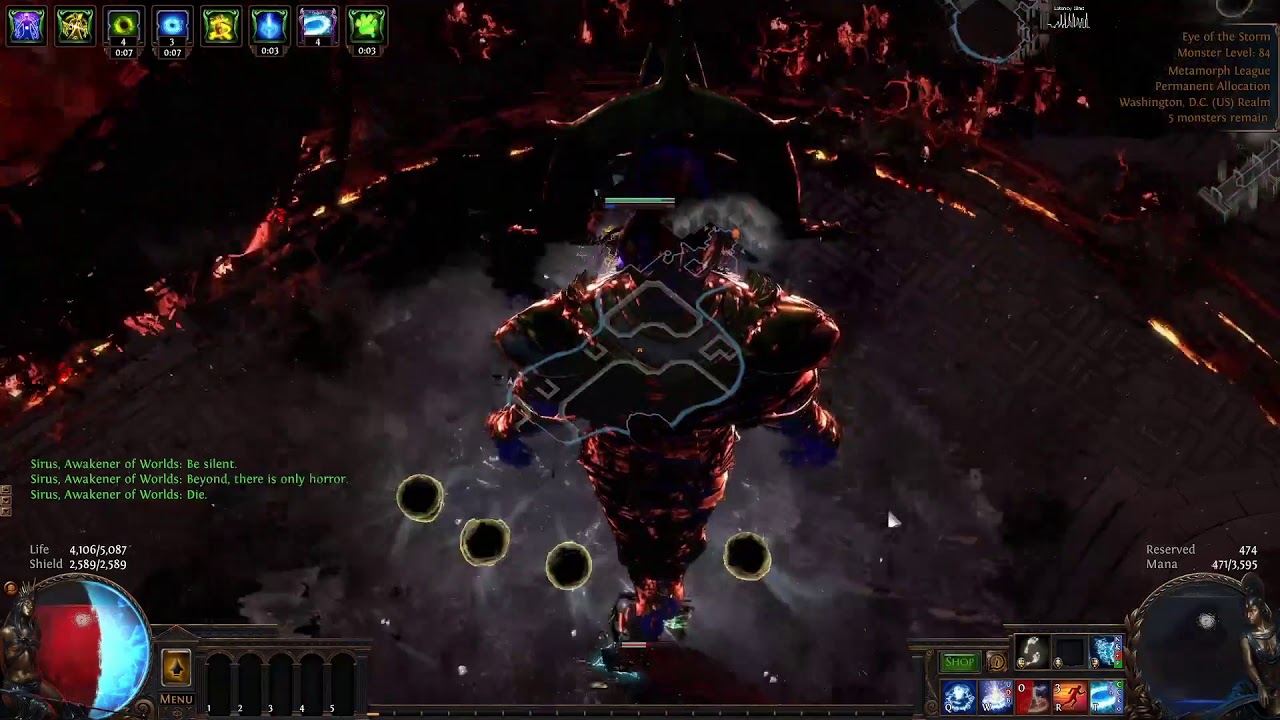 [3.9] Path of Exile, a8 Sirus (no ascendancy, no flasks, no life regen, no life leech)