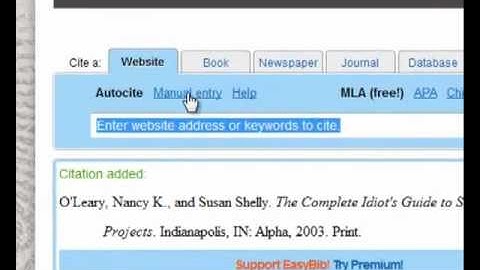 EasyBib & GoogleDocs