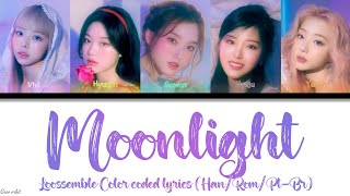 Loossemble Moonlight Color Coded Lyrics (Han/Rom/PT-BR)