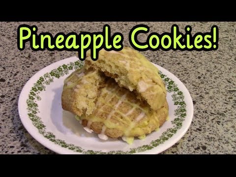 Frosted Pineapple Cookies Recipe (Cookie Week!)