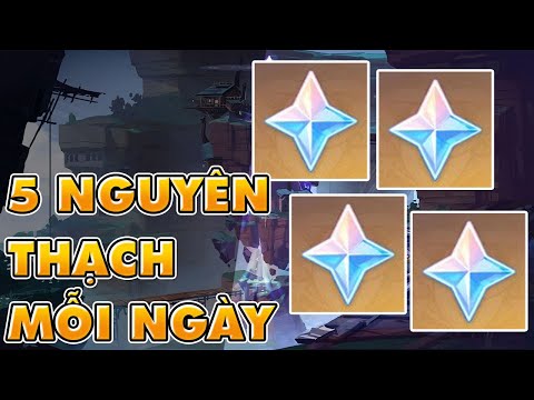 Một Cách Lấy Nguyên Thạch Hằng Ngày Trong Genshin | Hướng Dẫn Chi Tiết Cho Mn | Hãy Chăm Chỉ Nhé