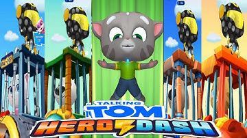 TALKING HERO DASH -- VECTOR JET HERO TOM SAVING ALL HERO CHARACTER & HERO TOM CLASSIC RUN FUNNY FAIL