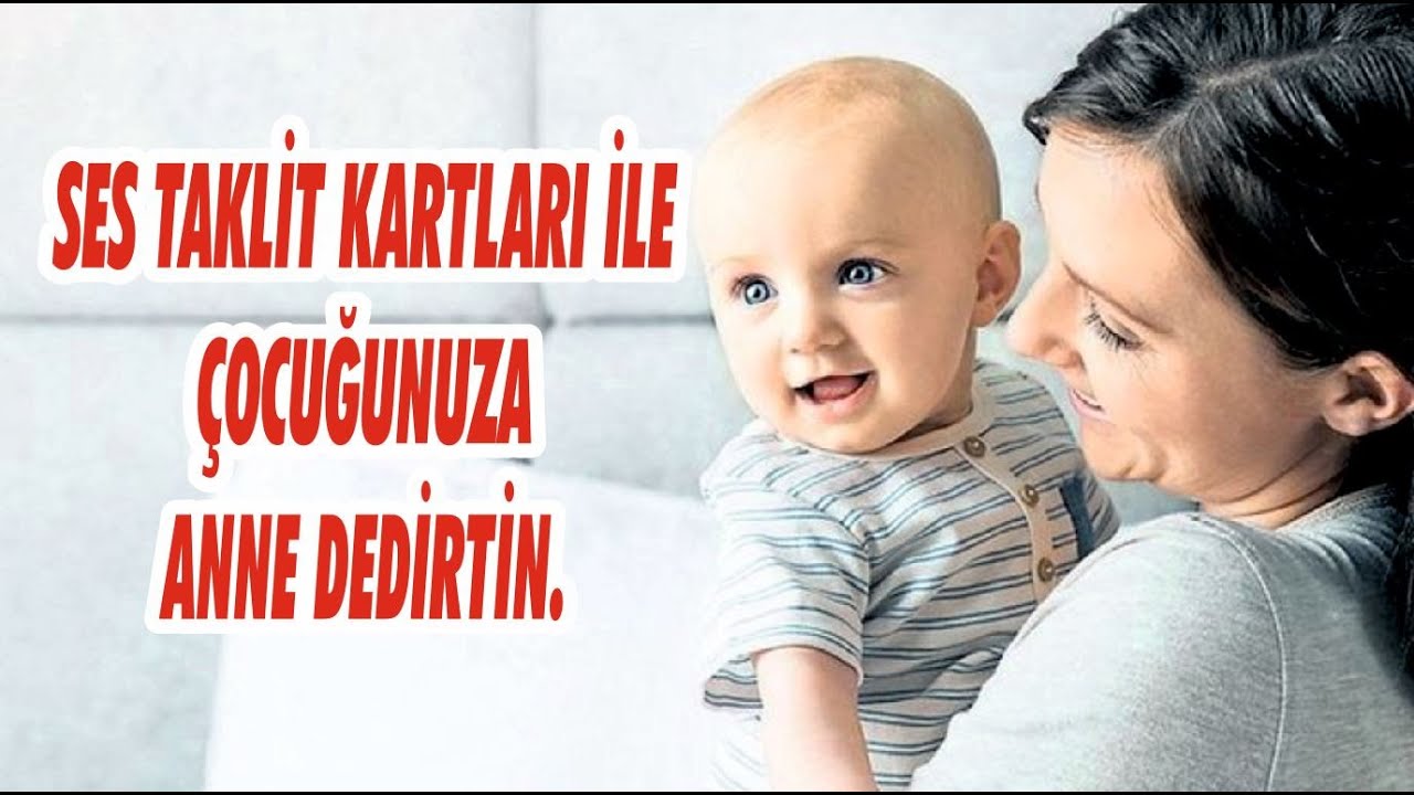 otizm eğitiminde SES TAKLİT ÇALIŞMALARI İLE ÇOCUĞUNUZA ANNE DEDİRTİN.