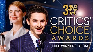 CRITICS CHOICE AWARDS 2026: Full Winners List & Oscars Impact 🏆