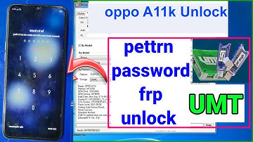 Oppo A11K, A12 CPH2083 Password, Pattern Lock Reset 1Click UMT 25/10/2023 @technicalsalman6
