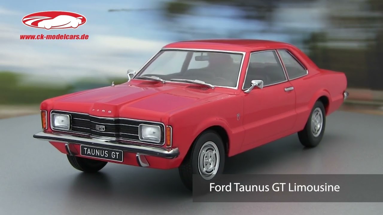 KK-Scale 1:18 Ford Taunus GXL Coupe Año de construcción 1971 marrón
