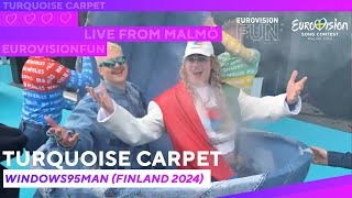Turquoise Carpet 2024 - Windows95man (Finland) | EurovisionFun