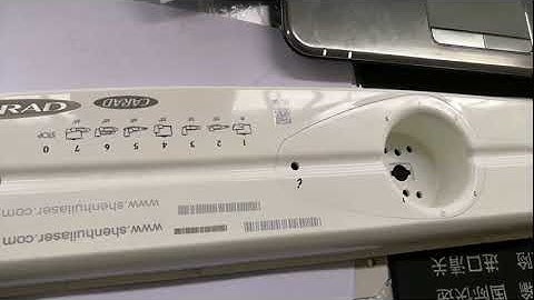 Fiber laser PP plastic marking and PVC engraving QR code