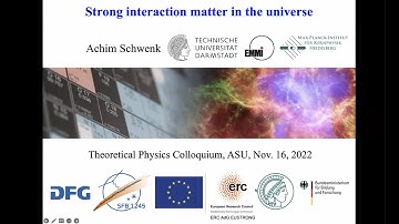 Strong interaction matter in the universe