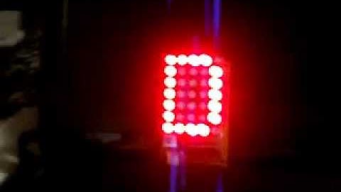 TUTORIAL MATRIZ LED  DE 7X5