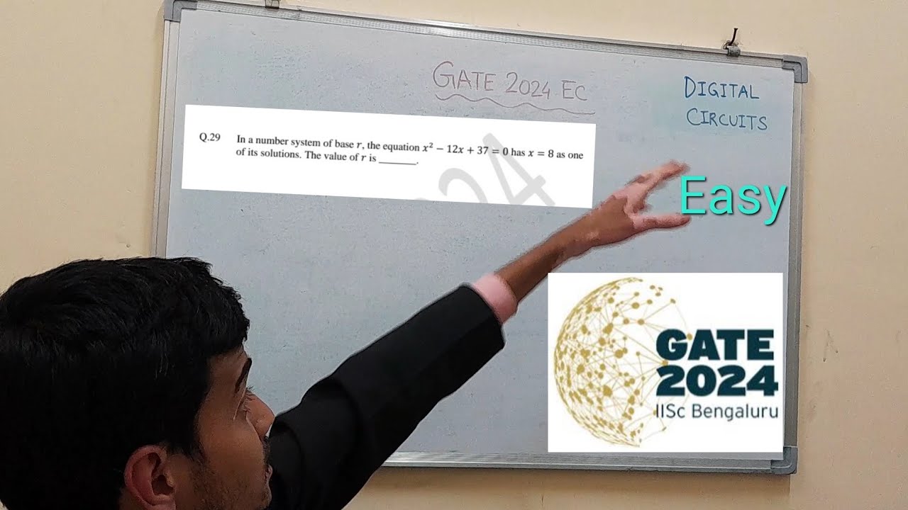GATE Electronics and Communication(EC) 2024 Question No. 29 Digital ...