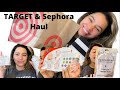 TARGET AND SEPHORA HAUL | Daretobecurly