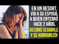 En un resort, vio a su esposo, a quien enterró hace 2 años. Decidió seguirle y se horrorizó...