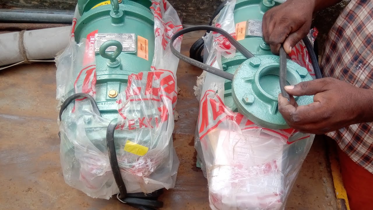 Submersible pump fitting How to install submersible pump submersible