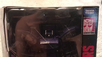 Transformers Siege War For Cybertron Leader Class Shockwave Unboxing