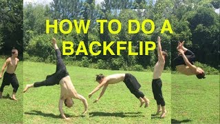 How to do a backflip for beginners