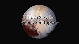 Pluto Sextile Venus and Jupiter during the Taurus Eclipse 4K