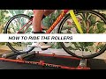 How to ride bike rollers for beginners -