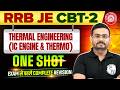 Thermal Engineering (IC Engine & Thermo) in ONE SHOT 🔥| Mechanical Engg. | RRB JE CBT 2 Preparation