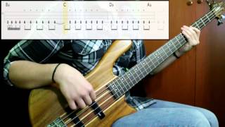 The Black Crowes - Nonfiction (Bass Cover) (Play Along Tabs In Video)