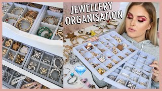 organising my JEWELLERY collection!  storage inspiration