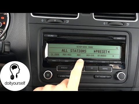 [Golf VI] Enable/Activate AUX RCD310 + Additional Models Tutorial (HD)