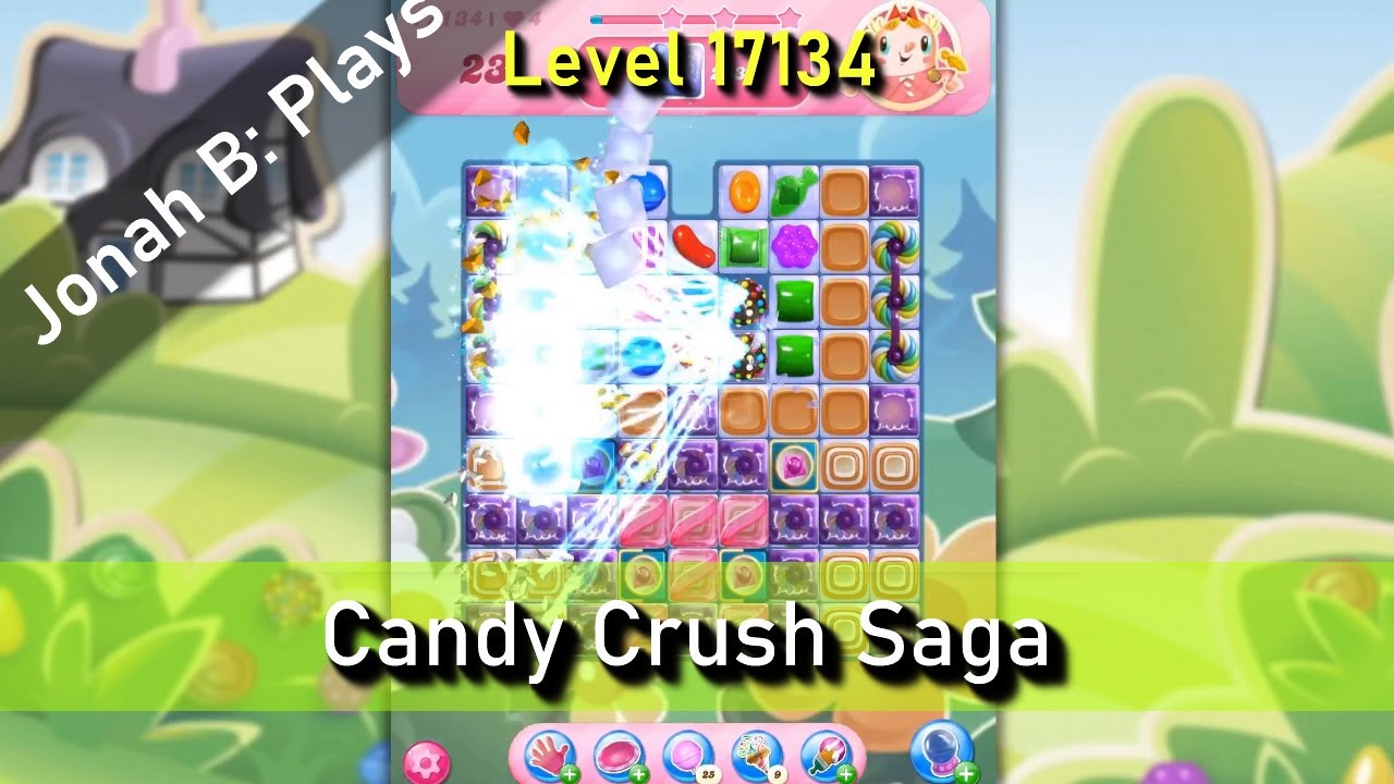Candy Crush Saga Level 17134 - YouTube