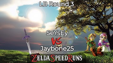 OoT Randomizer Standard Tournament Season 8: LB Round 3 - SeYsEy vs Jaybone25