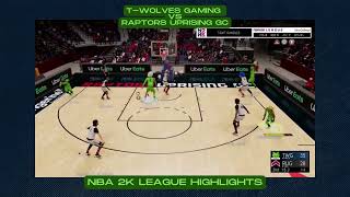 T-Wolves Gaming vs Raptors Uprising GC I NBA 2K League Highlights I NBA 2K