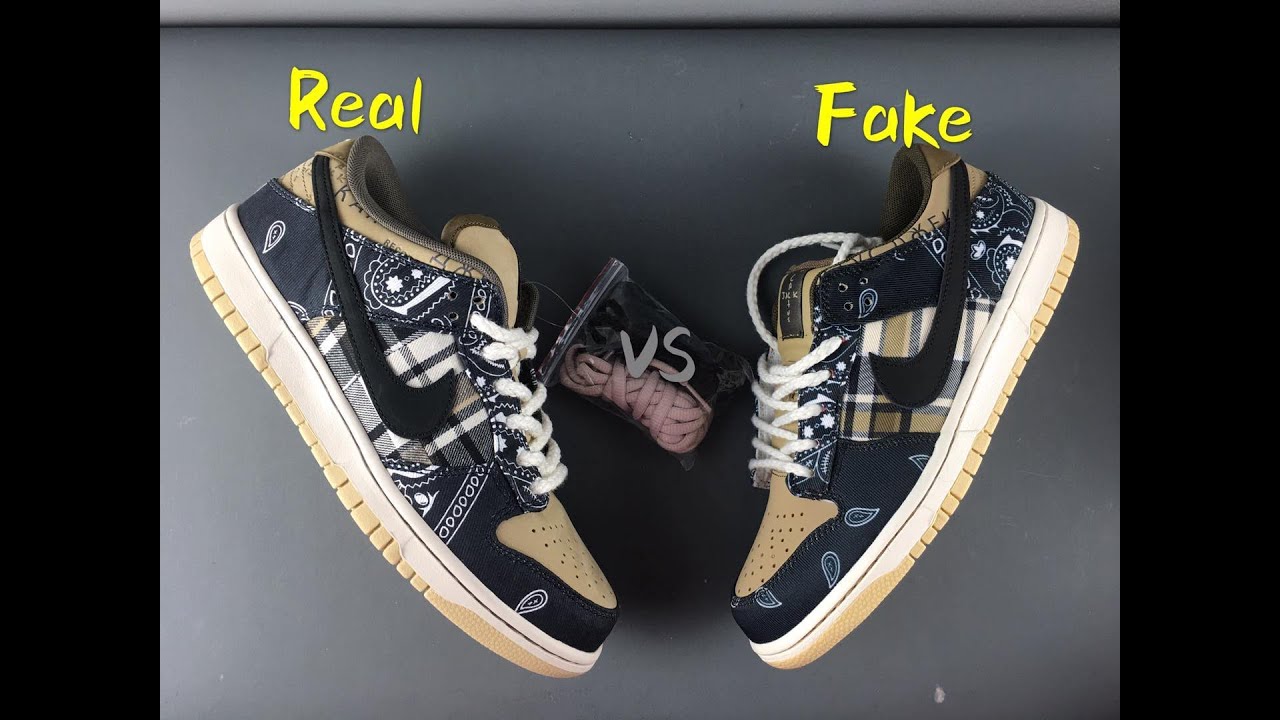 fake travis scott sb dunk low