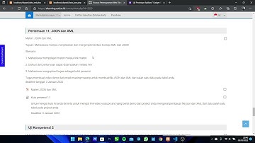 Demo JSON dan XML - Pemrograman Website Dinamis