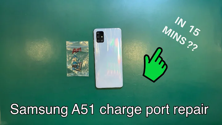 SAMSUNG A51 CHARGE PORT REPAIR unedited full video!