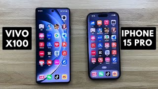 VIVO X100 vs iPhone 15 Pro | SPEED COMPARISON