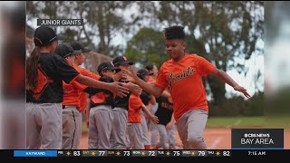 Hispanic Heritage: Junior Giants provide exercise activities for children in low income neighborhood