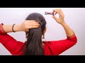 daily wear clutcher hairstyle which you can make quickly \ easy and fast bun hairstyles for ladies