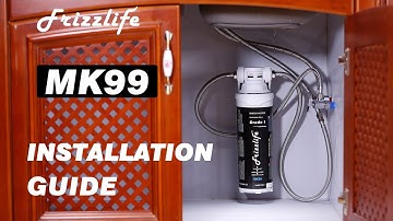 Frizzlife MK99 undersink water filter  installation